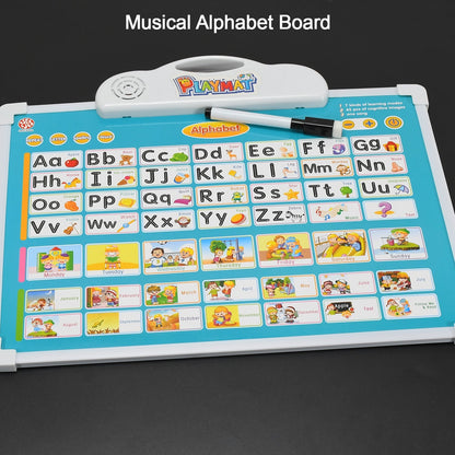 Kids learning pad with R&P MANAGEMENT SOLUTIONs, music, and drawing features