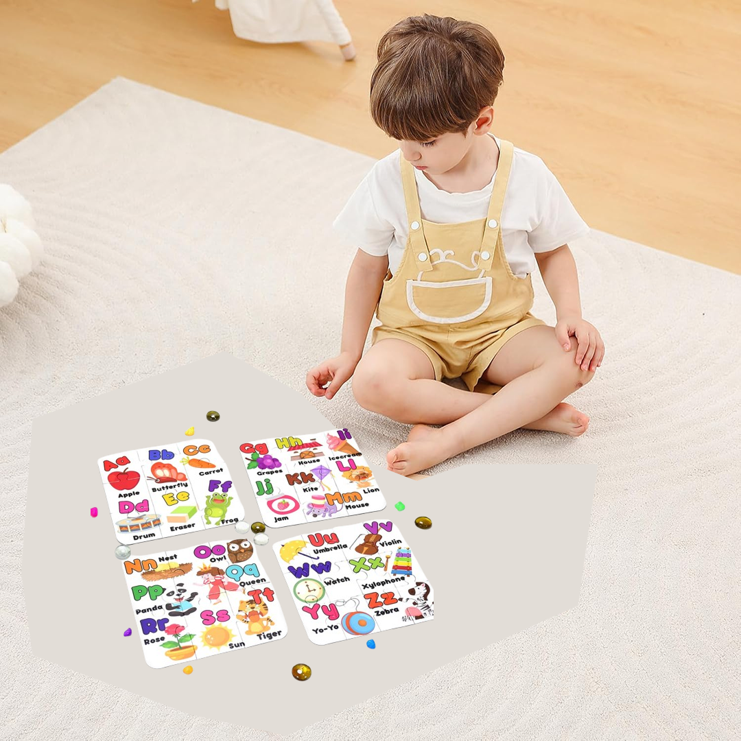 R&P MANAGEMENT SOLUTION Jigsaw Puzzle Toy for Children (4-Pcs Pack)