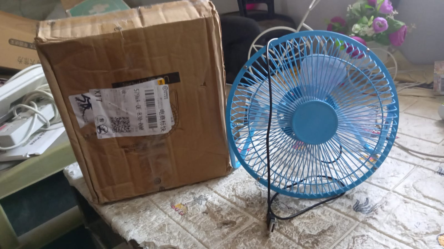 Big USB Table Desk Personal Metal Electronic Fan,  For Office, School Use (1 Pc)