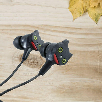 Cute Cartoon Style Wired In-Ear Earphones (1 Set)