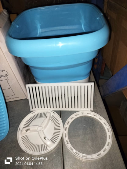 Small foldable washing machine, easy to carry anR&P MANAGEMENT SOLUTION